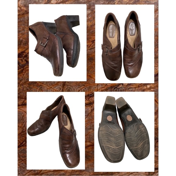 Earth Origins by Earth Leather Upper Buckle slip On Shoe Size 10 M - Picture 7 of 11